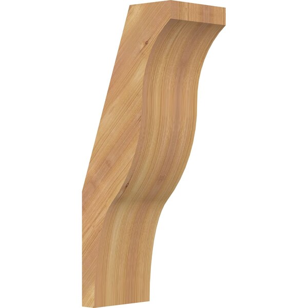 Ekena Millwork 5 1/2"W x 8"D x 20"H Funston Smooth Knee Brace, Western Red Cedar BRC06X08X20FST00SWR - main
